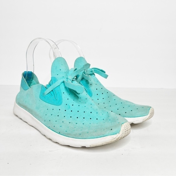 Native Apollo Moc Shoes Cabo Blue Slip On Size 5.5 Kids - Picture 1 of 5